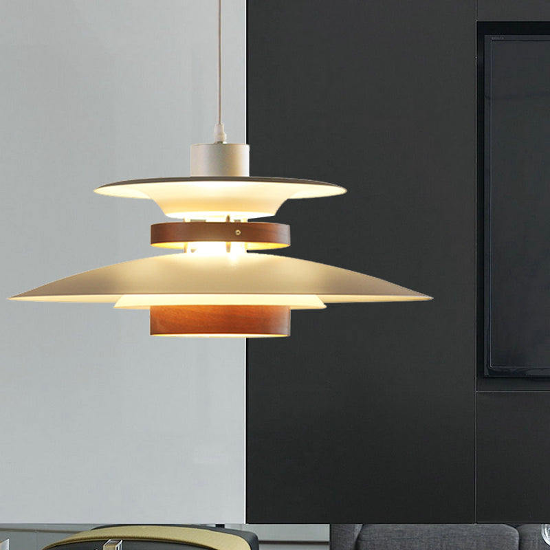 Shop Bookstore UFO Light Metal One Light Creative Creative Pendant Light with Regolable Cord