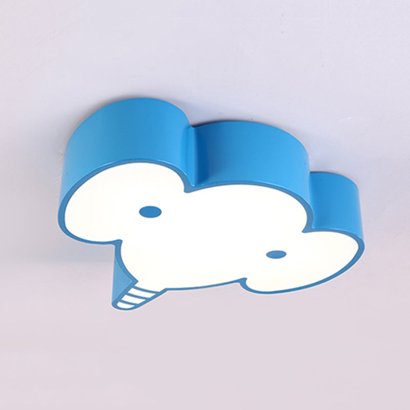 Metal Elephant Ceiling Mount Light Kindergarten Nursing Room Lovely Ceiling Lamp