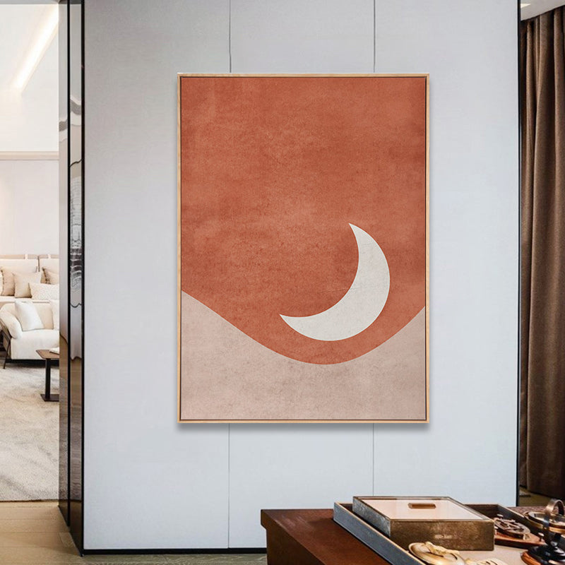 Natural Phenomena Wall Decor Universe Children's Art Textured Canvas Print for Room