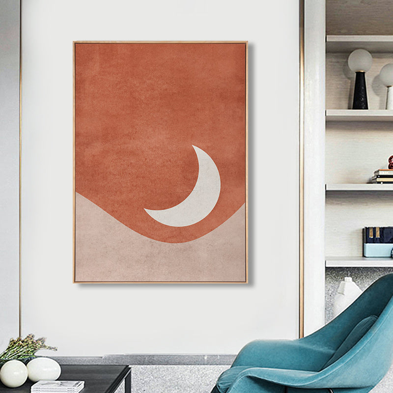 Natural Phenomena Wall Decor Universe Children's Art Textured Canvas Print for Room