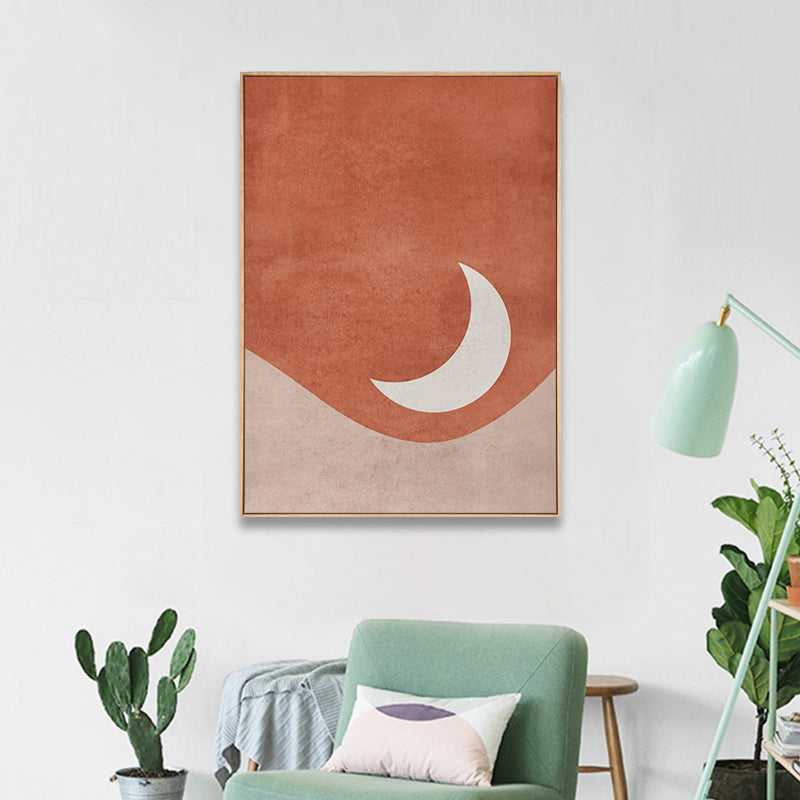 Natural Phenomena Wall Decor Universe Children's Art Textured Canvas Print for Room