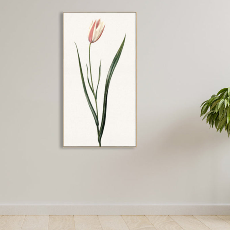 Rustikale Blumen-Leinwandkunst, pastellfarbene Haus-Innenwanddekoration, verschiedene Größenoptionen