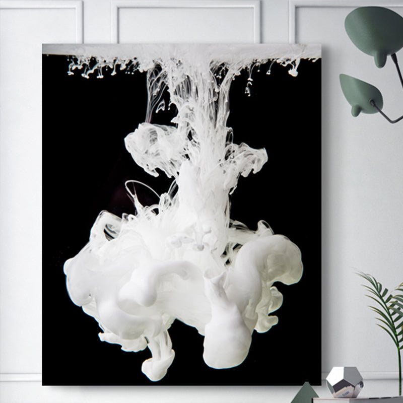Pastelkleur eigentijds canvas print abstract patroon muur kunst decor voor salon