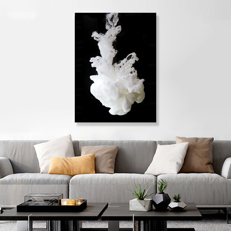Pastelkleur eigentijds canvas print abstract patroon muur kunst decor voor salon