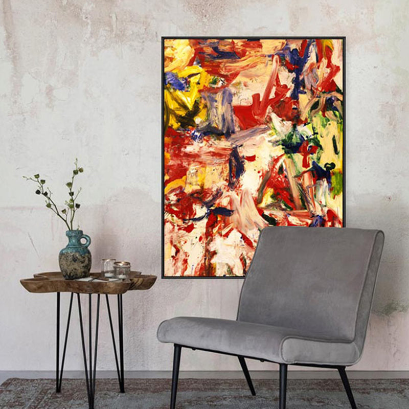 Textured Brush Stroke Canvas Contemporary Art Wall Decor for Sitting Room, Multiple Sizes