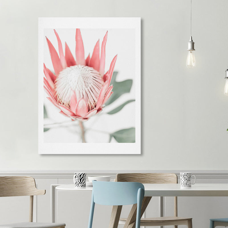 Toile à fleurs texturée, décoration murale moderne de couleur claire pour le salon, plusieurs tailles
