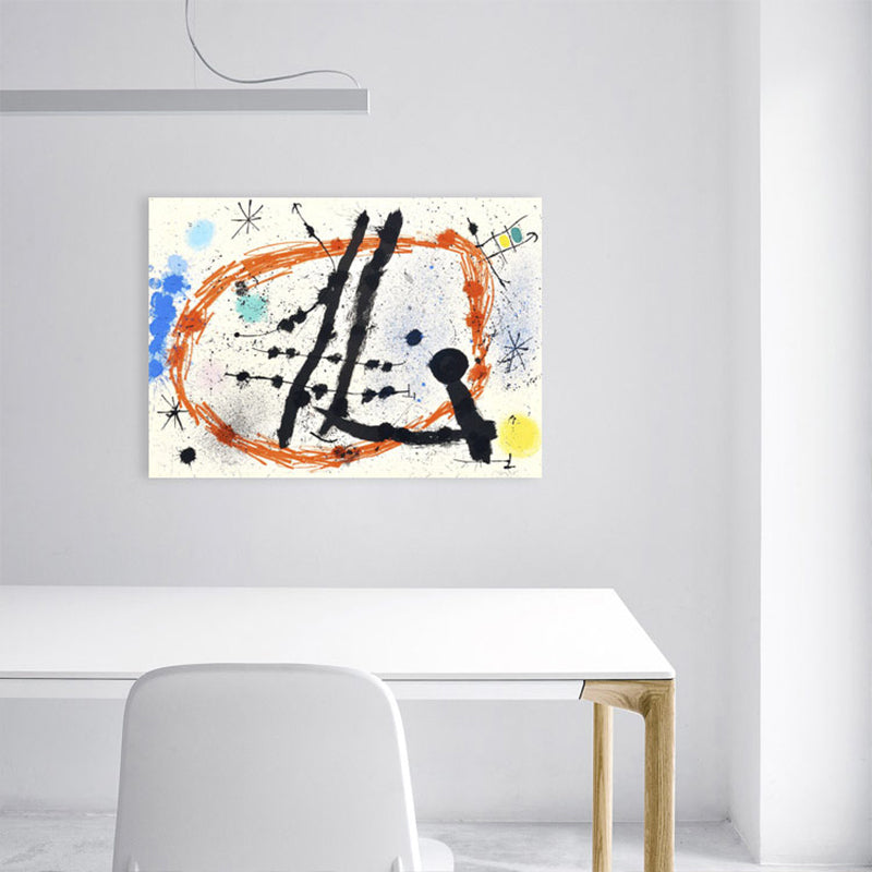 Textured Hand Printed Wall Decor Modern Art Style Canvas for Kitchen, Multiple Sizes