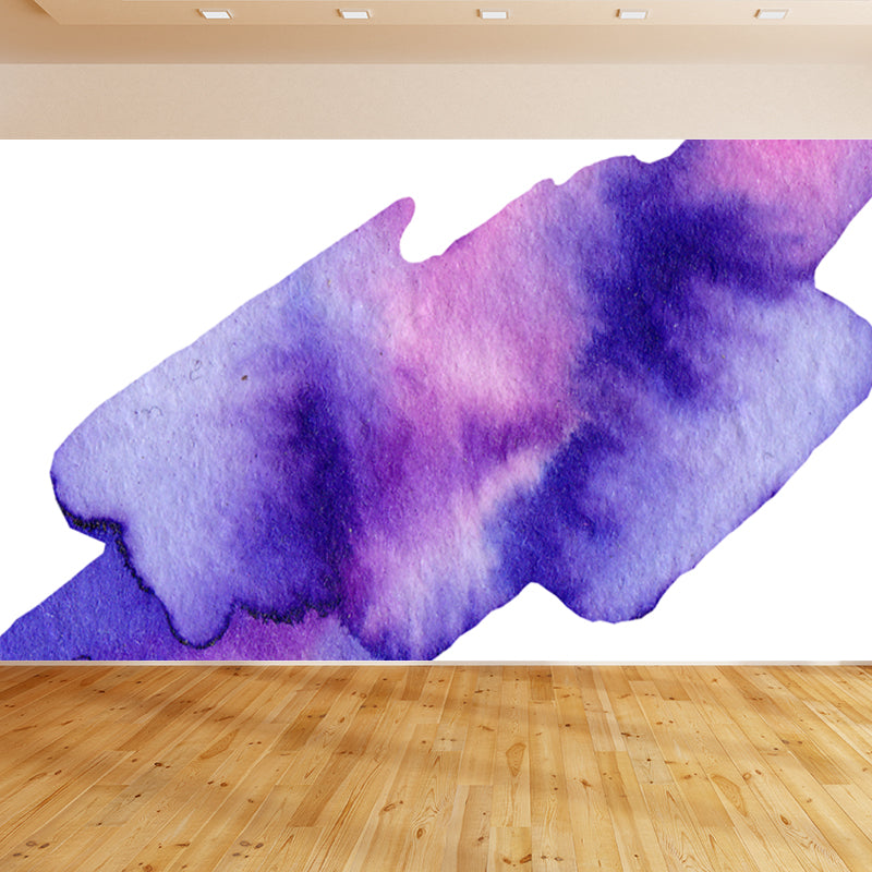 Outer Space Scenery Mural Wallpaper Contemporary Non-Woven Material Wall Covering