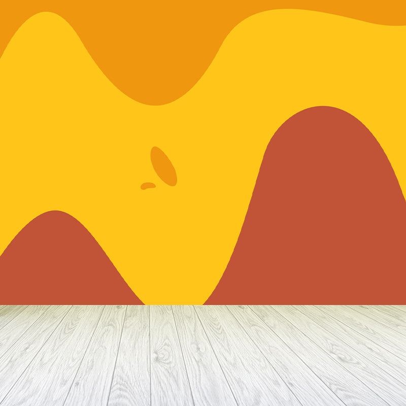 Modern Geometric Wall Mural Decal Bright Color Waterproofing Wall Art for Living Room