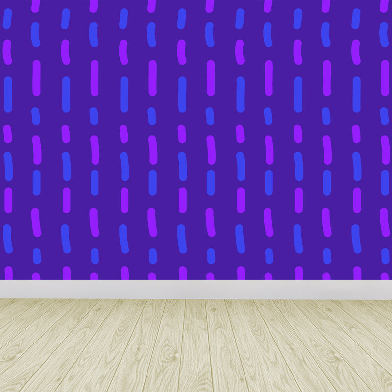 Hele geometrische wandbekleding muurschildering donkere kleur niet-geweven kunst aan de muur voor decor, aangepaste maten