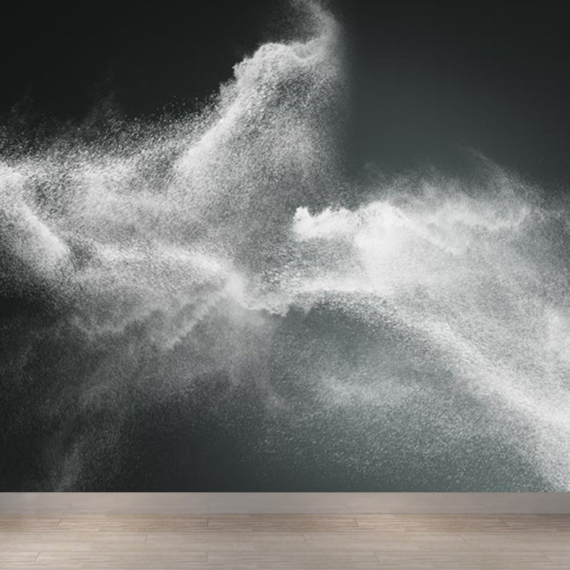 Photography Dust Mural Wallpaper for House Interior, Dark Color, Custom Size Available