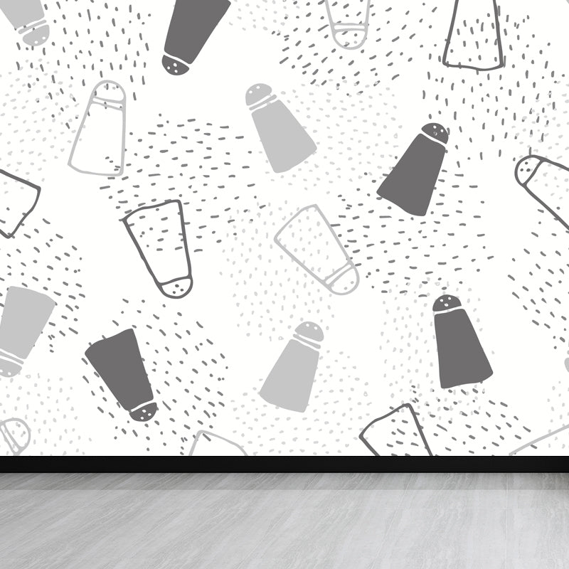 Pastel Weather Print Wall Mural Stain Resistant Modern Living Room Wall Covering