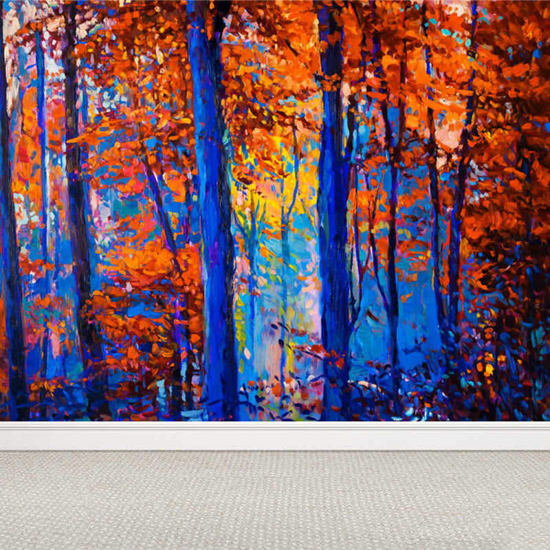 Magical Paint from Life Mural Wallpaper Pastel Color Classic Wall Covering for Bedroom