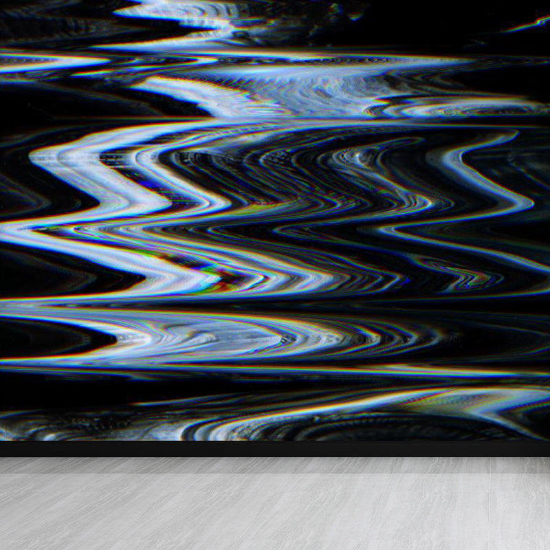 Pastel Color Abstract Mural Wallpaper Illustration Contemporary Stain-Proof Wall Art