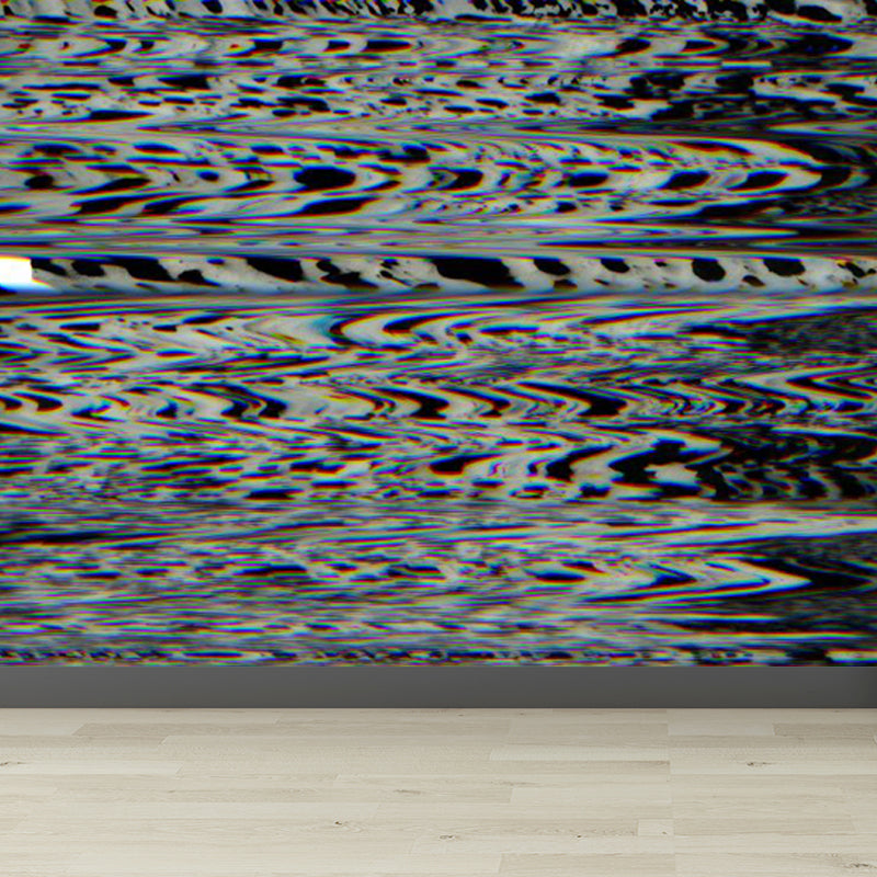 Pastel Color Abstract Mural Wallpaper Illustration Contemporary Stain-Proof Wall Art