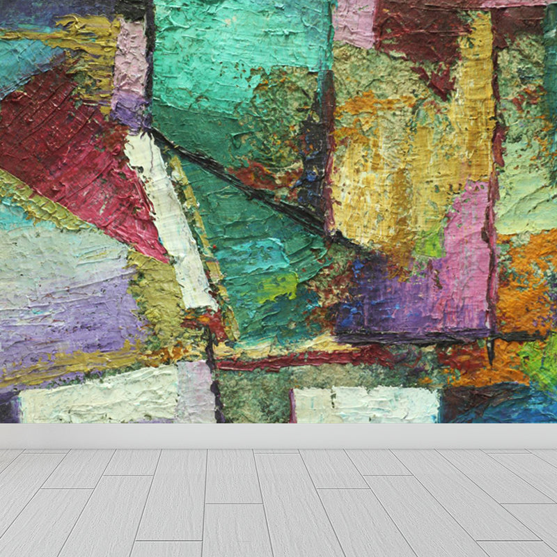 Non-Woven Decorative Wall Mural Classic Abstract Pattern Wall Covering, Custom Printed