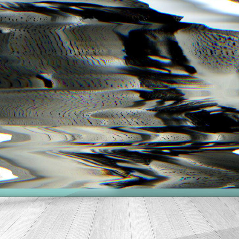 Big Abstract Pattern Mural Wallpaper Decorative Contemporary Dining Room Wall Art