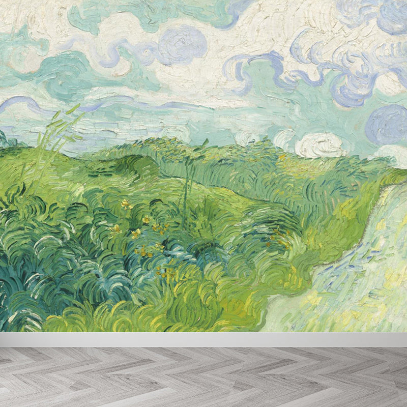 Klassische Ölgemälde-Wandmalerei in Pastellfarben, dekorative Wandkunst für das Wohnzimmer