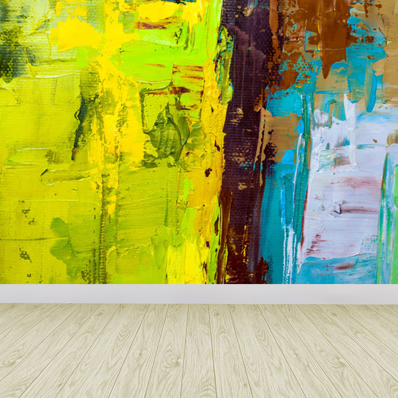 Klassische Ölgemälde-Wandmalerei in Pastellfarben, dekorative Wandkunst für das Wohnzimmer