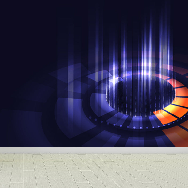 Moisture Resistant Abstract Mural Decal Modern Non-Woven Material Wall Covering, Custom Print