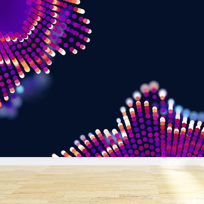 Science Fiction Halo Mural Wallpaper Dark Color House Interior Wall Art, Made to Measure