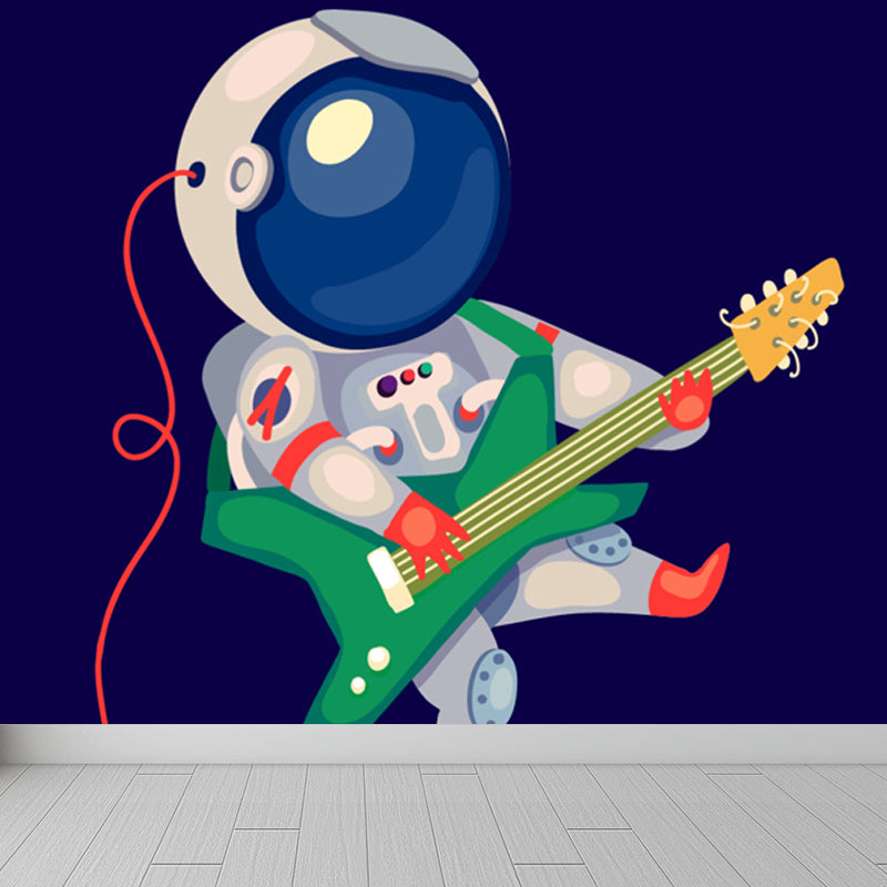 Soft Color Children's Art Mural Wallpaper Huge Space Scene Wall Covering for Dining Room