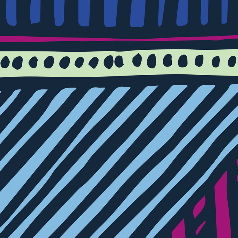 Abstract Mural Decal Modern Decorative Living Room Wall Covering, Custom Printed