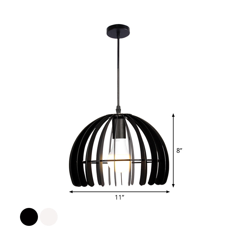 Gomed kooi woonkamer hangende lampkit metalen enkele lamp eigentijdse ophanging hanger in zwart/wit