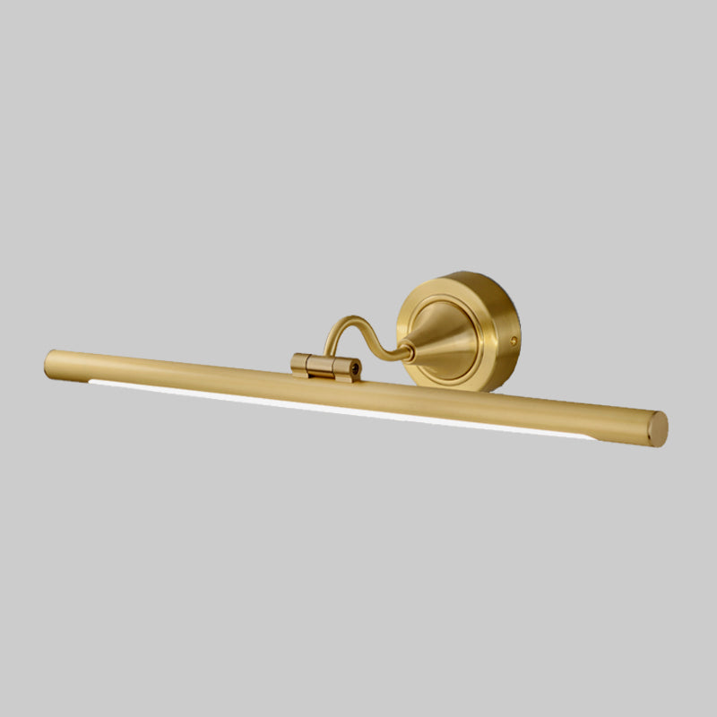 Light di vanità per sconde per parete a led lineare metallica con tonalità acrilica