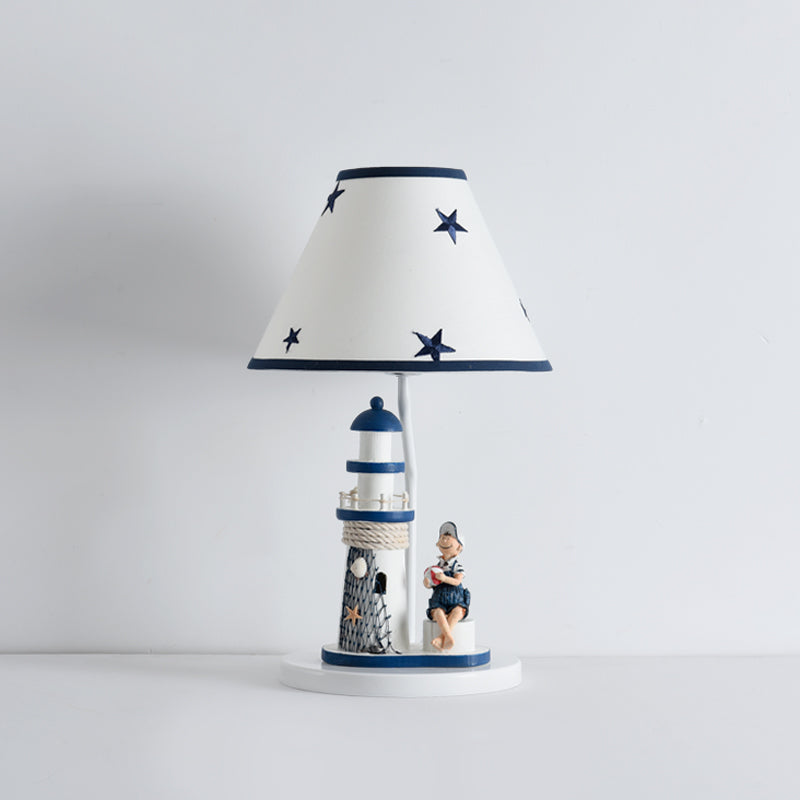 Kids Cartoon Girl / Boy Table Light Resin 1 Head Children Childre