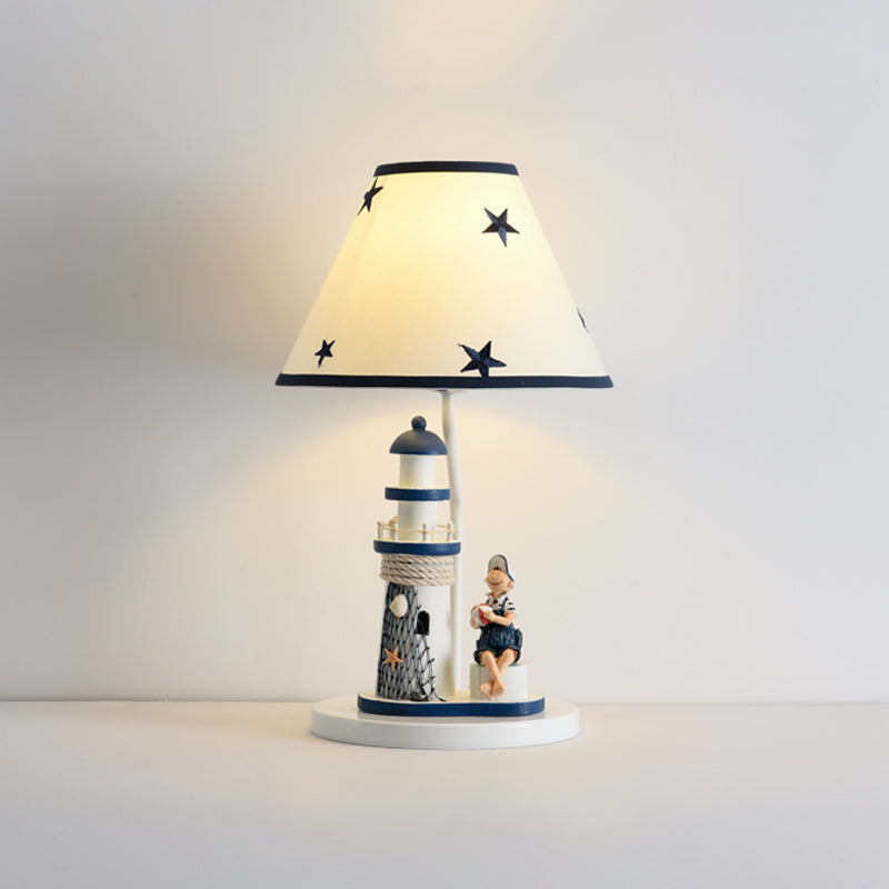 Kids Cartoon Girl / Boy Table Light Resin 1 Head Children Childre