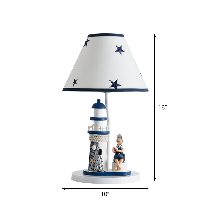 Kids Cartoon Girl / Boy Table Light Resin 1 Head Children Childre