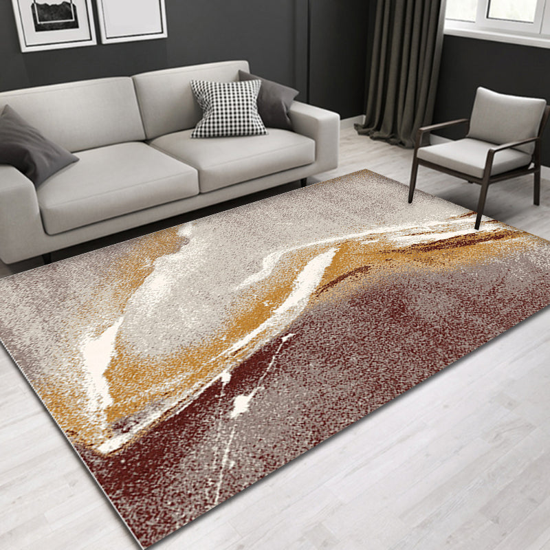 Meerkleurig abstract tapijt, synthetisch shabby chic vloerkleed, wasbaar antislip rugtapijt voor decoratie