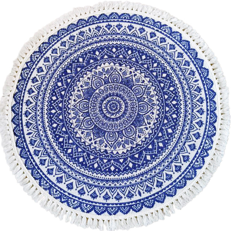 Tappeto tradizionale per motivi floreali tribali multicolori marocchini di lino per animali domestici friendly non slip tappeto per camera da letto