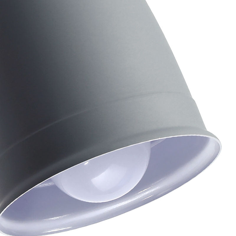 Bell Hanging Lighting Nordic Metal 1 Light Black/Grey/White Pendant Ceiling Light