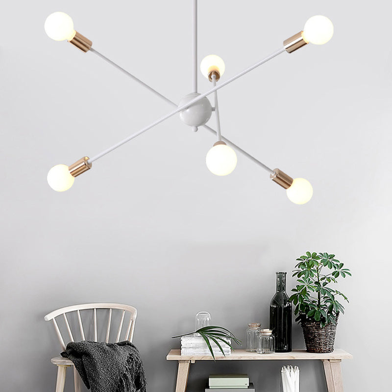 Metal Line Spark Chandelier eigentijds hanglamp voor keuken eetkamer