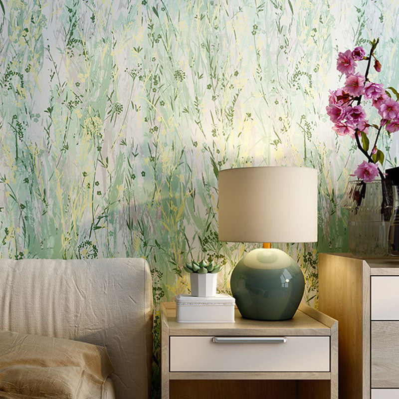 Modern Blossom and Leaf Wallpaper for Living Room Decoration Countryside Wall Art, 33-foot x 20.5-inch