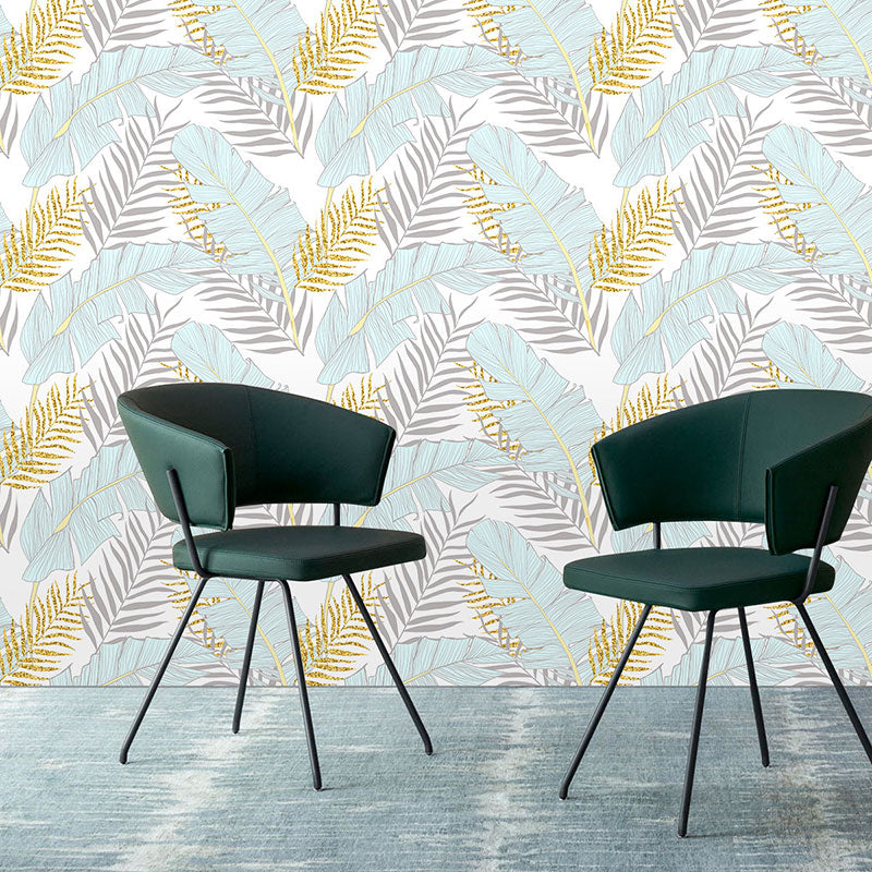 Stain-Resistant Palm Tree Wallpaper 29.1 sq ft. Contemporary Wall Art for Accent Wall, Self-Adhesive