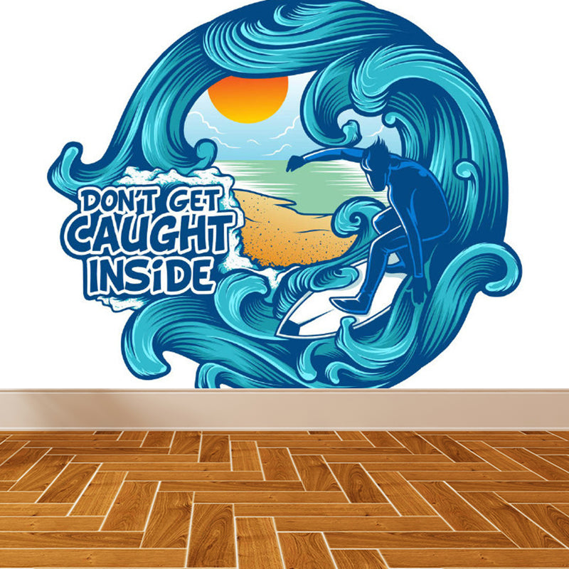 Illustration Magical Pattern Wall Mural Giant Wall Covering for Dining Room, Custom