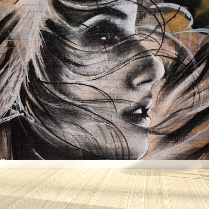 Non-Woven Decorative Wall Mural Modern Fashionable Pattern Wall Covering, Custom Printed