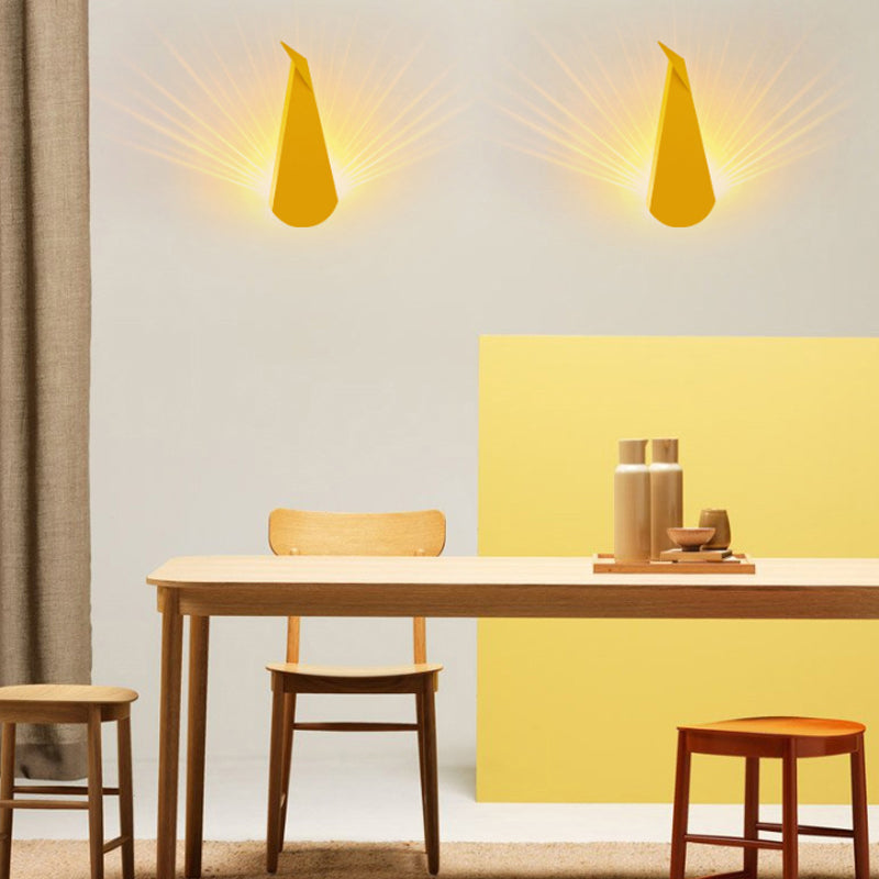 Hedendaagse pauwwandlicht Licht metaal LED SCONCE LICHT VOOR LIDE ROOM Studiezaal