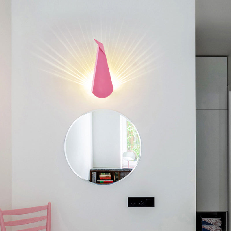 Hedendaagse pauwwandlicht Licht metaal LED SCONCE LICHT VOOR LIDE ROOM Studiezaal
