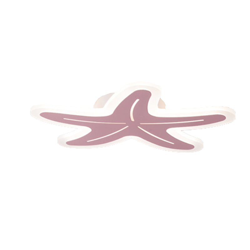 Acrylique Starfish plafonnier garçon fille chambre nordique style Dark plafonnier fixations