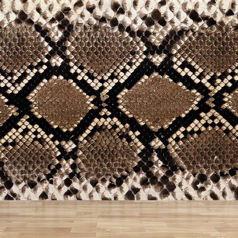 Wild Animal Skin Pattern Mural Modern Waterproof Boys Bedroom Wall Decor, Custom Size