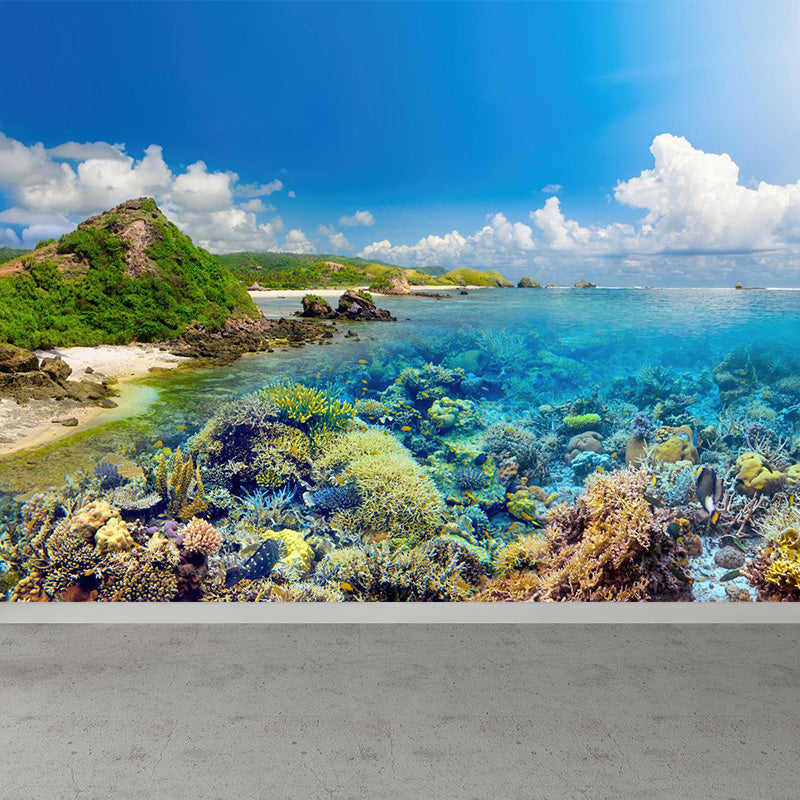 Stunning Underwater World Mural Child Bedroom Seascape Wall Art, Made to Measure