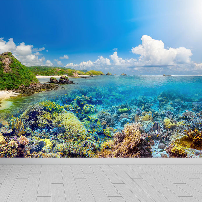 Stunning Underwater World Mural Child Bedroom Seascape Wall Art, Made to Measure