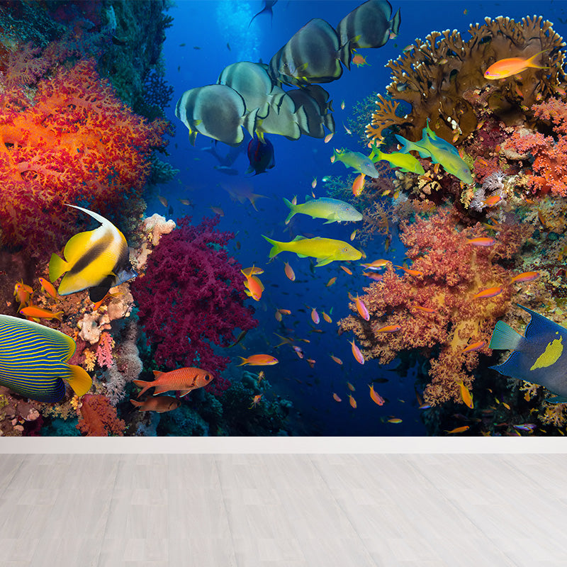 Stunning Underwater World Mural Child Bedroom Seascape Wall Art, Made to Measure