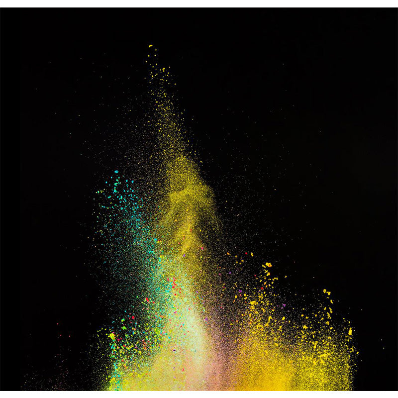 Modern Dust Spurt Mural Non-Woven Stain Resistant Multicolored Wall Covering for Living Room