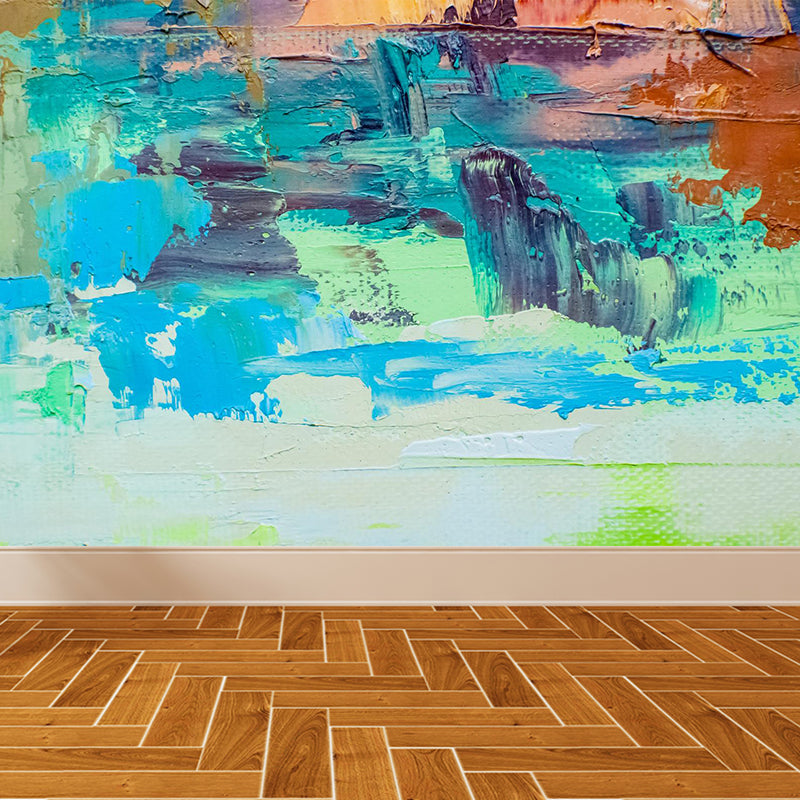 Whole Abstract Oil Painting Mural Wallpaper Moisture Resistant Classic Bedroom Wall Decor