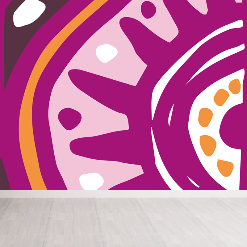 Colorful Modern Wall Paper Mural Whole Abstract Pattern Wall Art for House Interior